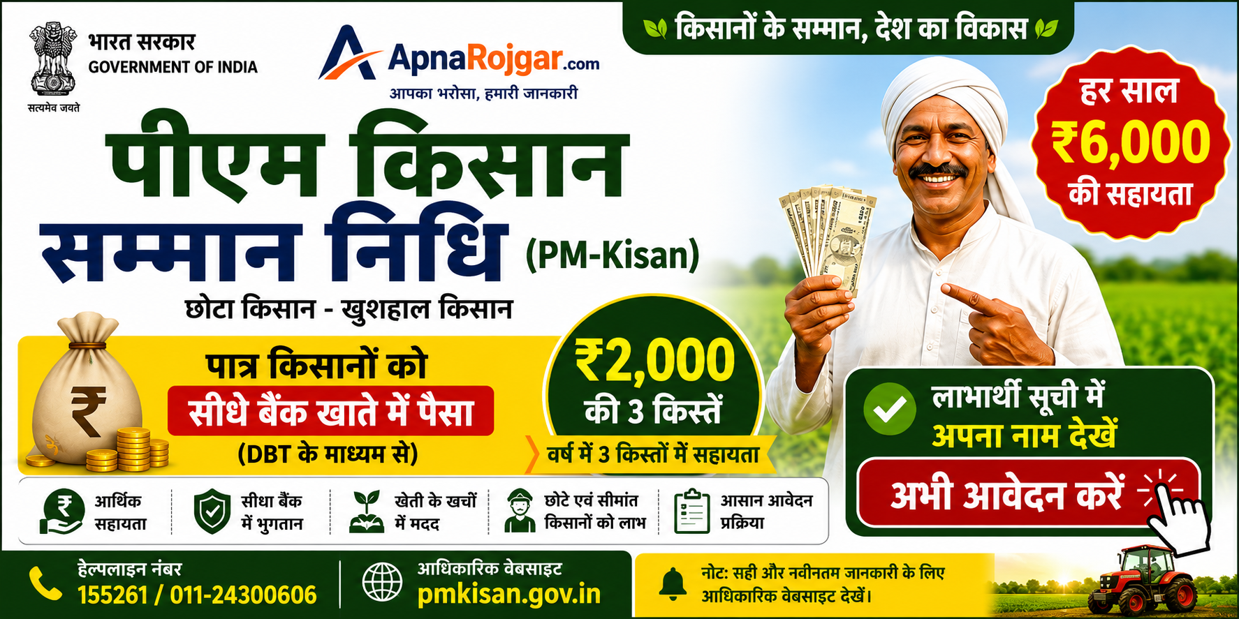🌾पीएम किसान सम्मान निधि योजना 2026 🌾